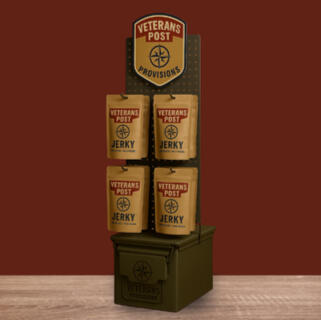 VETERANS POST JERKY DISPLAY