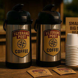 VETERANS POST COFFEE FIELD SETUP